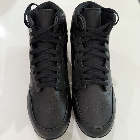 Air Jordan Men\'s Nike 1 Retro MCS Sneakers SC4 Triple Black AV5354-002 Size 10